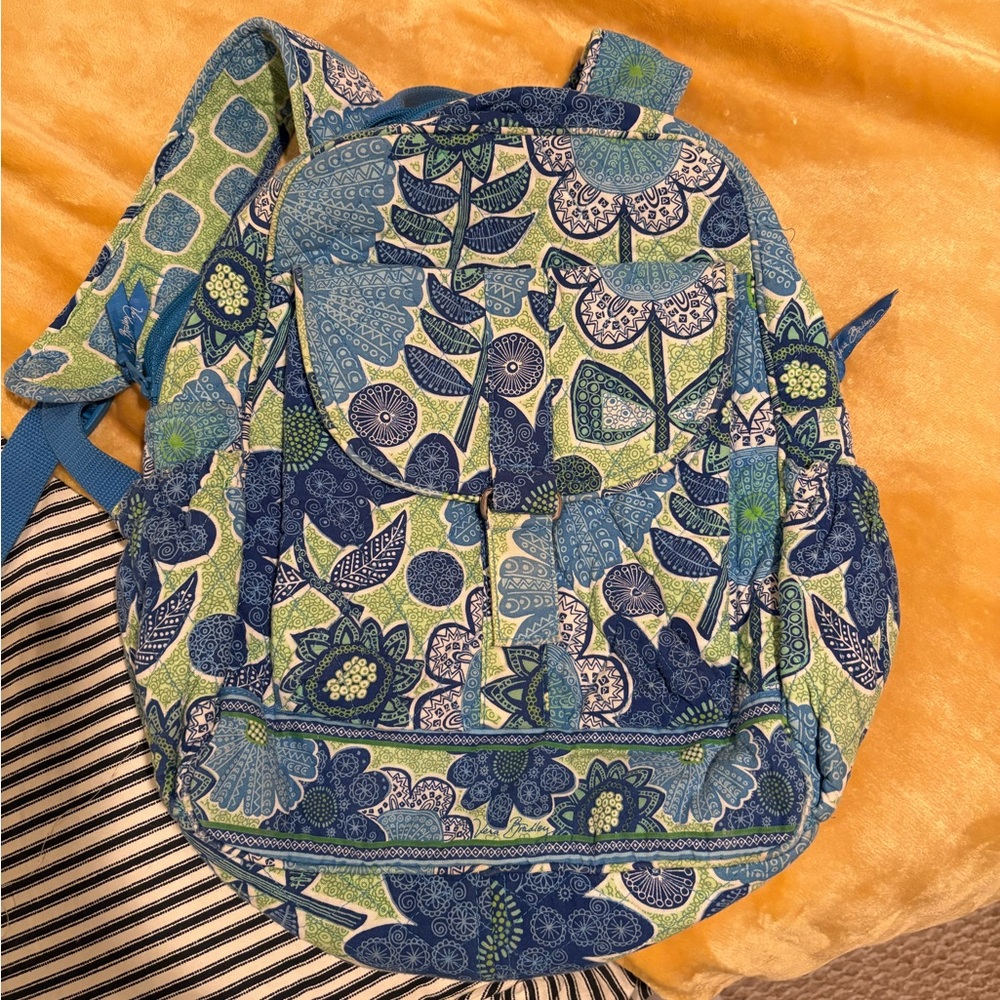 Vera Bradley Blue and Green Patterned Bag